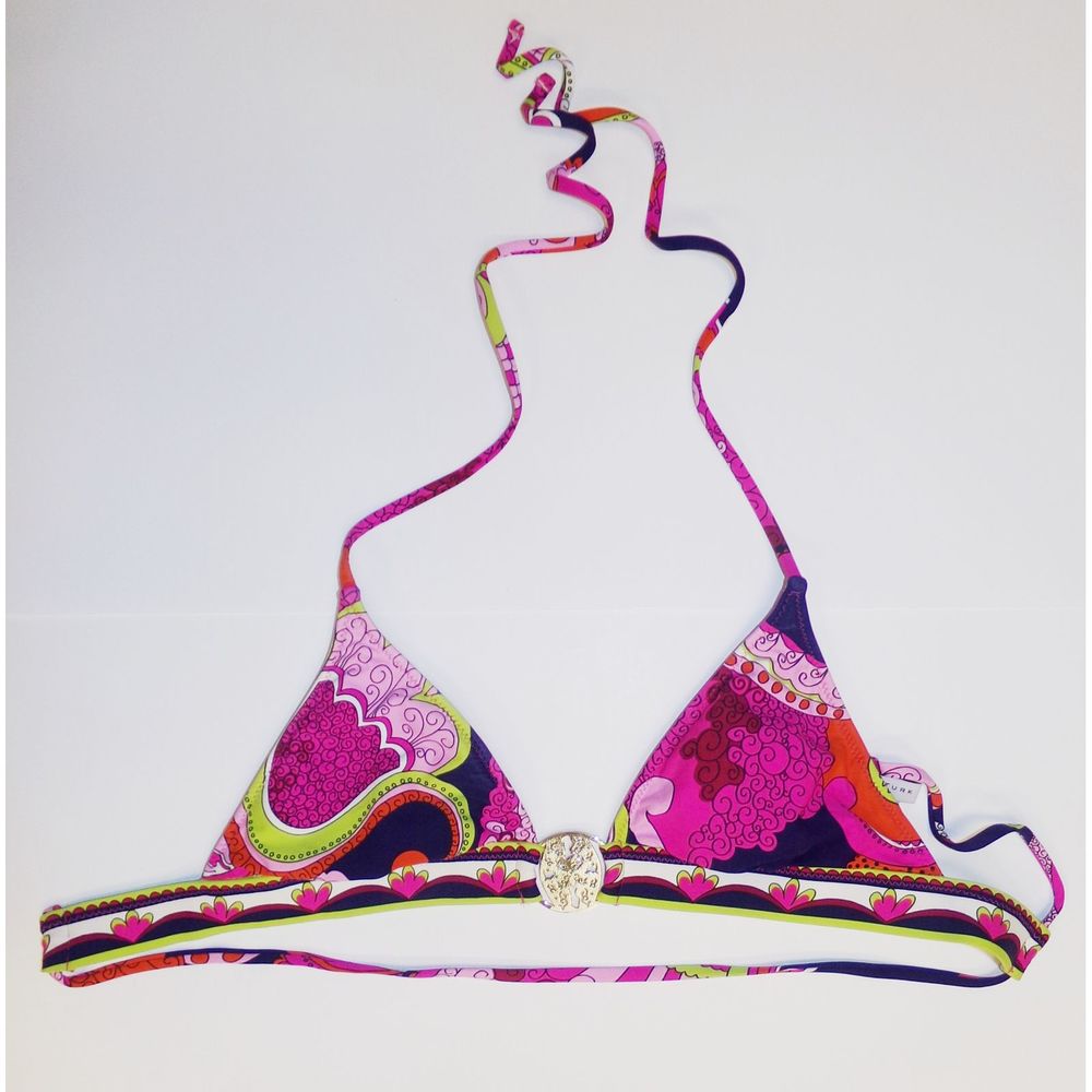 Trina Turk Multi Color Bathing Suit Top 8